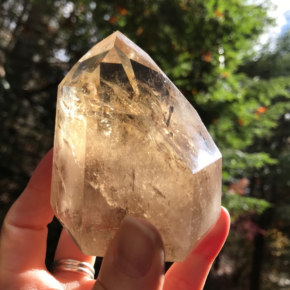 🌈Natural Citrine Crystal Point ☀️ - Picture 6 of 12